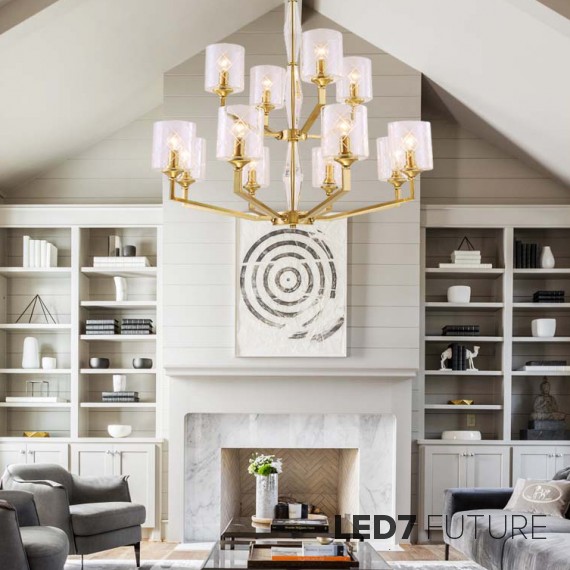 Loft Industry Modern - Ocean Chandelier
